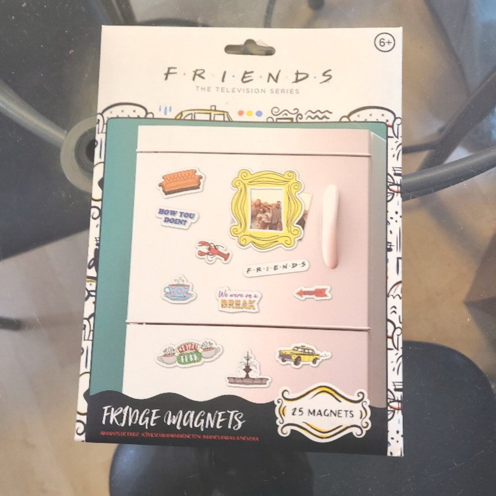 NEW FRIENDS Fridge Magnets 25 magnets in new pack. Never used